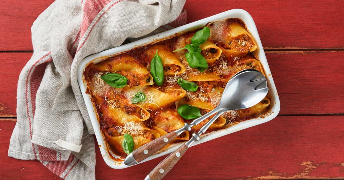 Conchiglioni farcis à la courgette et feta : recette estivale à ne pas manquer