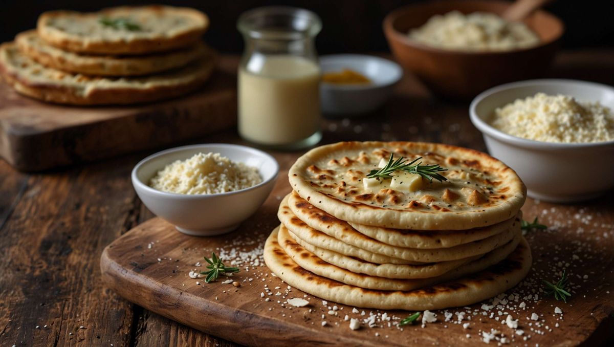 Recette rapide et savoureuse de petits pains plats maison