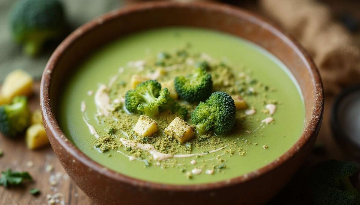 Soupe brocoli-courgette : une expérience gustative légère et réconfortante