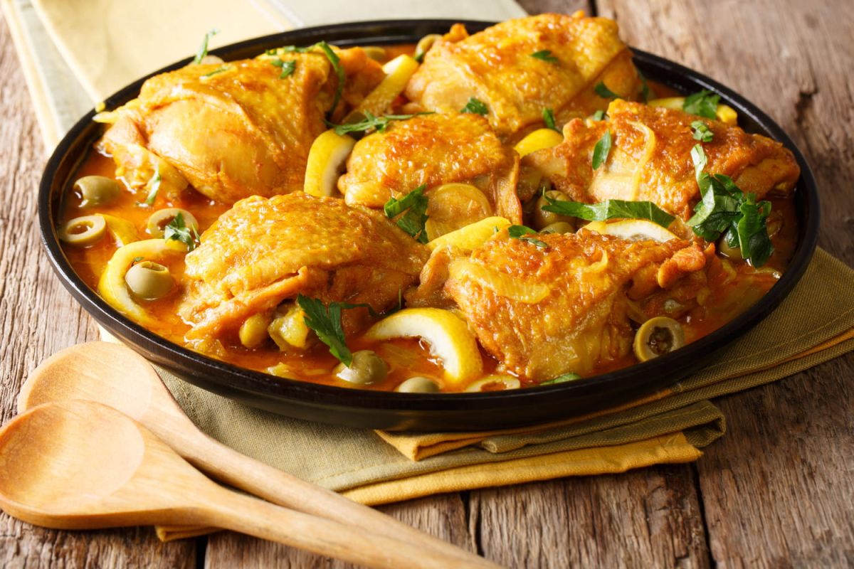 Découvrez le poulet au citron et olives de Philippe Etchebest