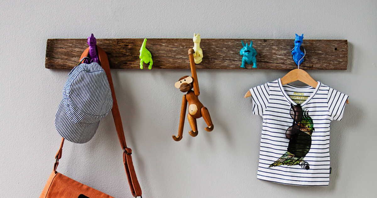 Réalisez des patères pour vos enfants