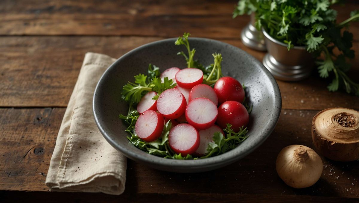 Une soupe réconfortante et écoresponsable avec les fanes de radis
