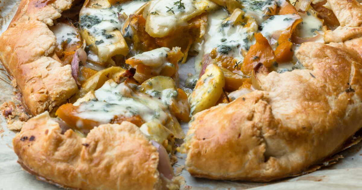Des tartelettes au potimarron et roquefort pour un Noël chaleureux