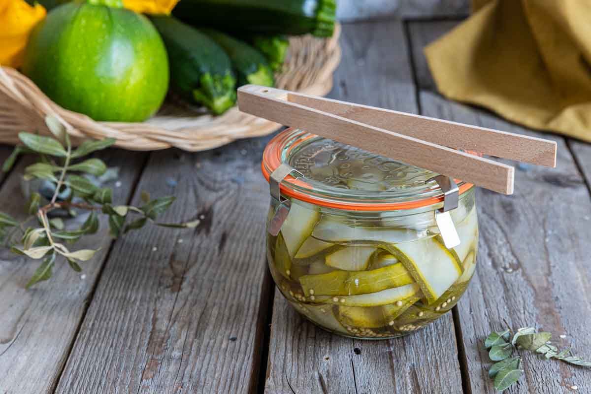 Pickles de courgette