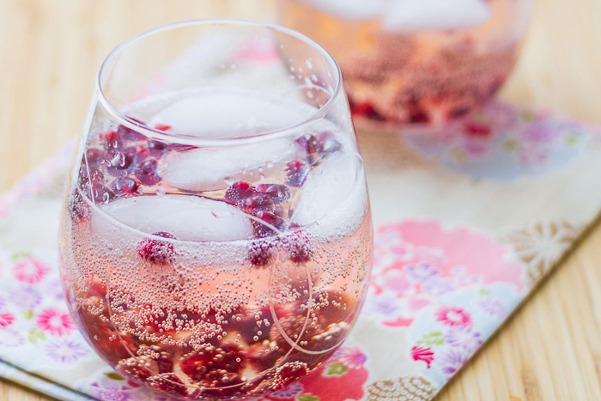 Spritz Rosé au Pamplemousse et à la Grenade