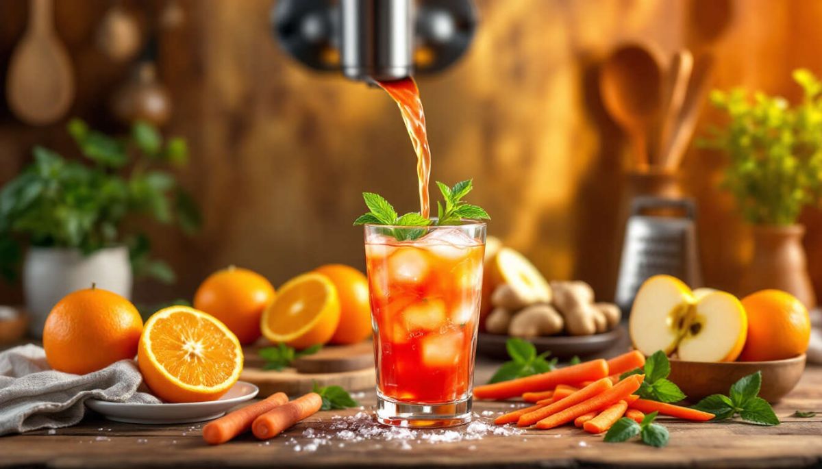 préparez un jus maison délicieux avec votre extracteur