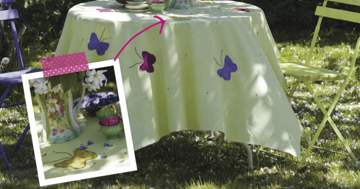 La nappe aux papillons : un souffle de légèreté