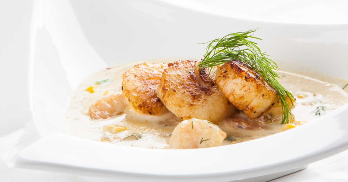 élégance culinaire : saint-jacques à la crème en un clin d'œil