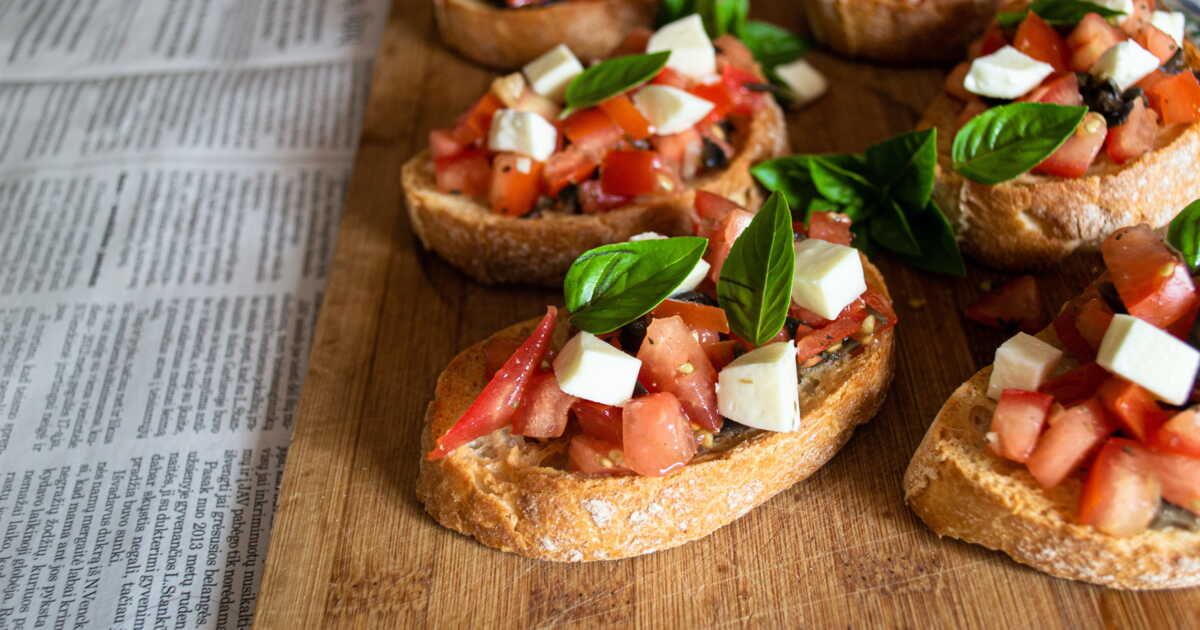 Des bruschettas légères et savoureuses pour l'été