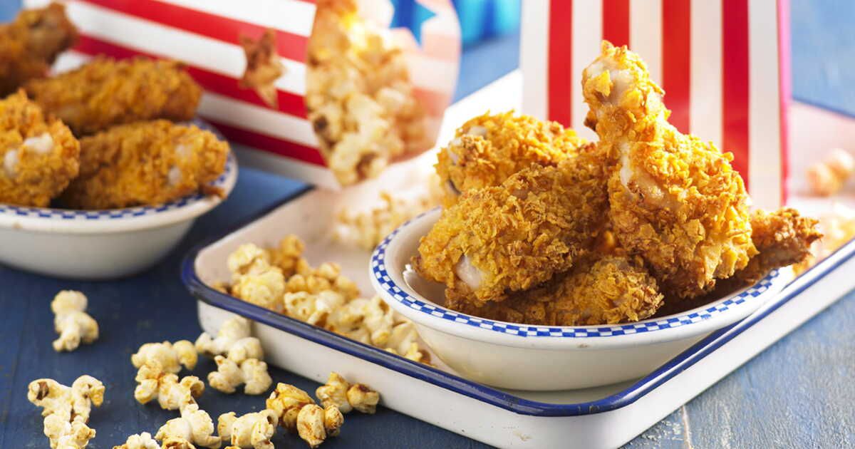 Poulet aux corn flakes
