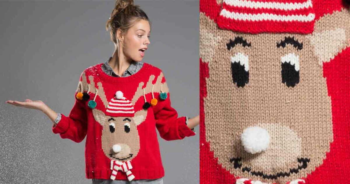 Le pull tête de renne : un classique de la saison hivernale