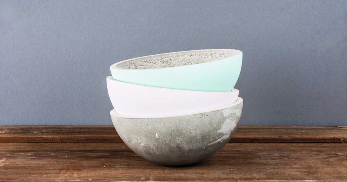 L'art du béton à la maison : des bols décoratifs uniques