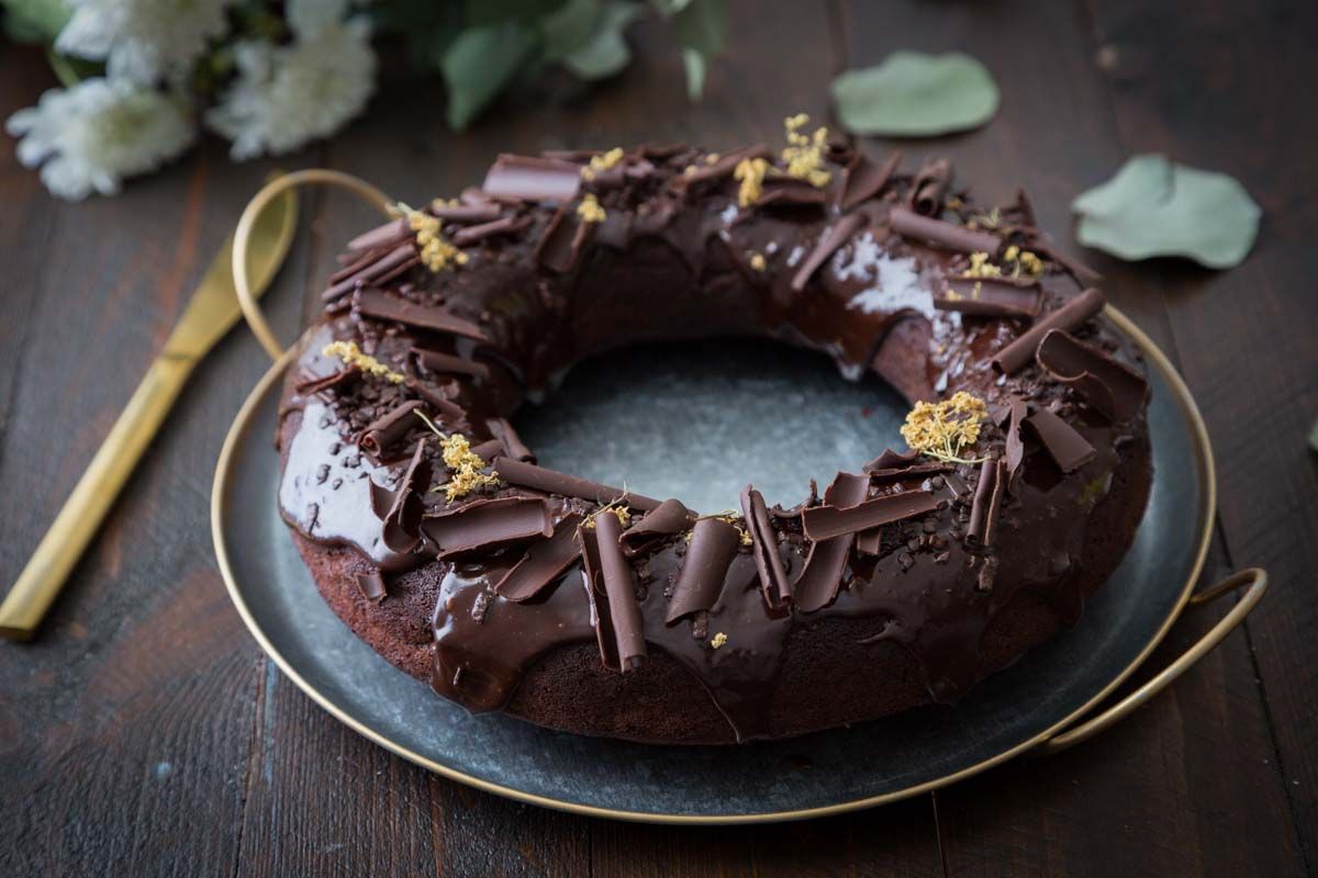 Gâteau au chocolat et à la betterave