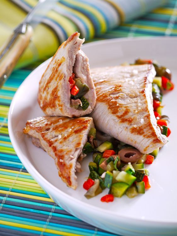 Des chaussons d'escalopes de veau délicieux à savourer