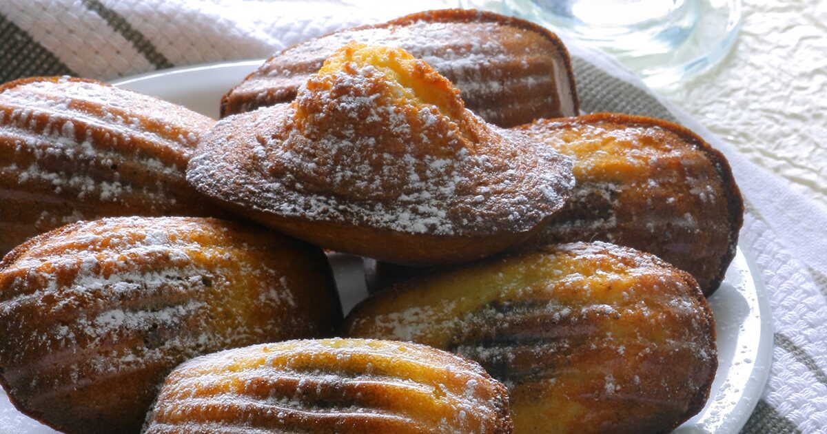 Madeleines fourrées au chocolat