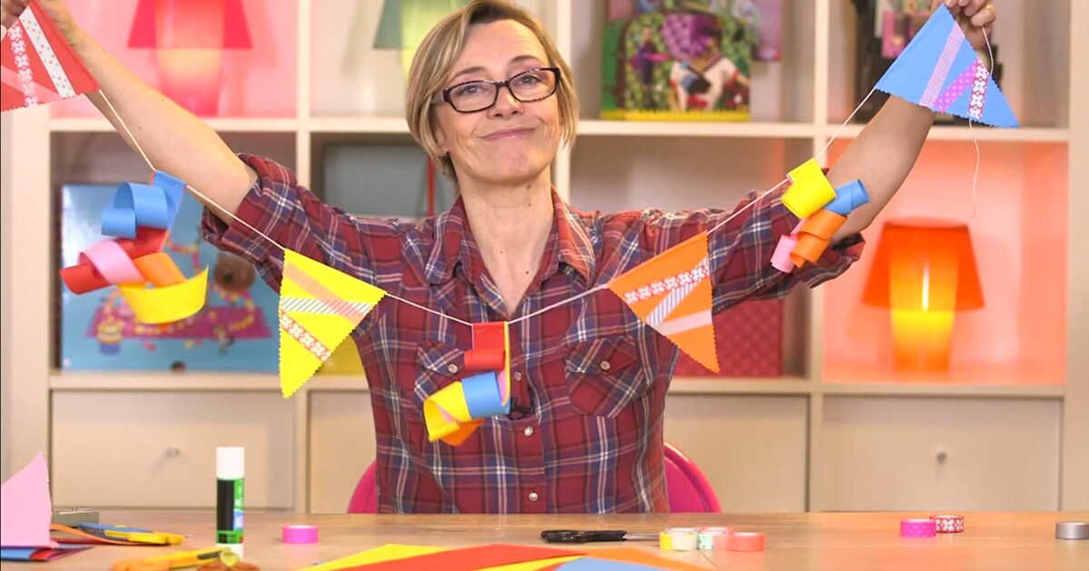 Créez une guirlande en papier pour embellir vos occasions spéciales