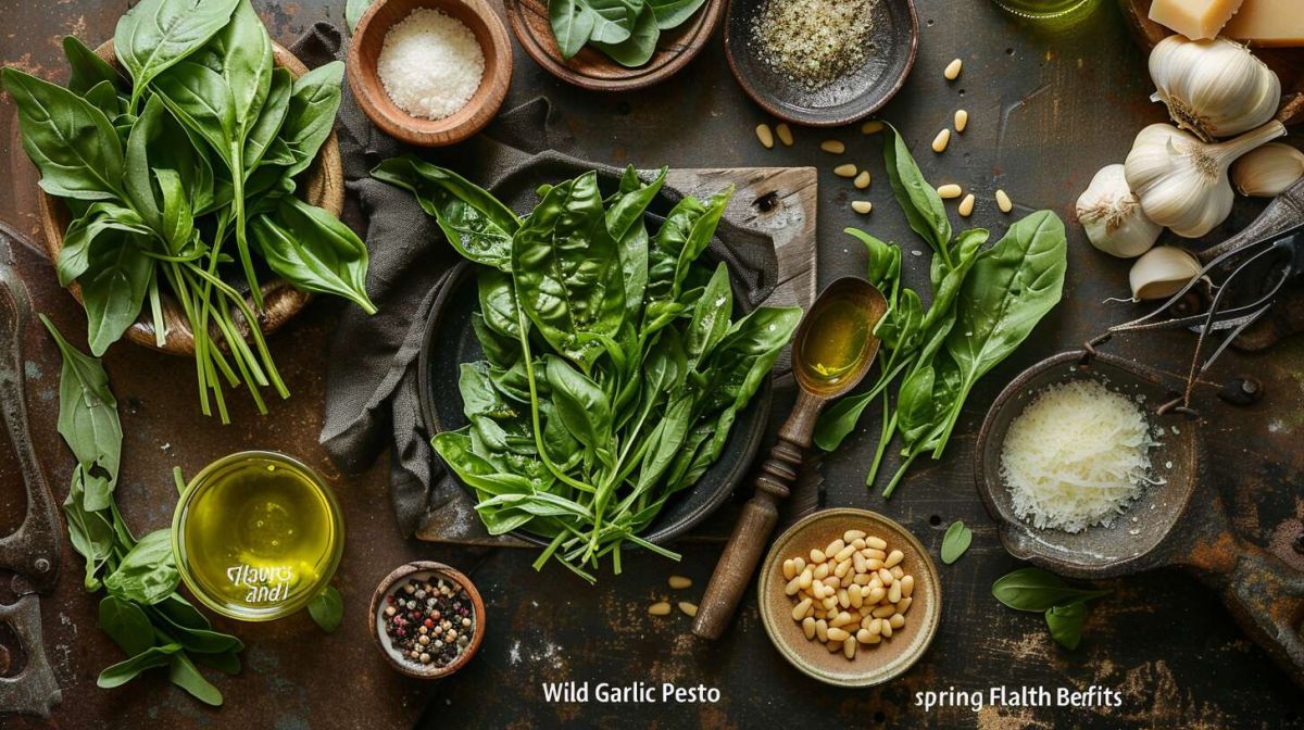Savourez le printemps avec un pesto à l'ail des ours : une recette santé