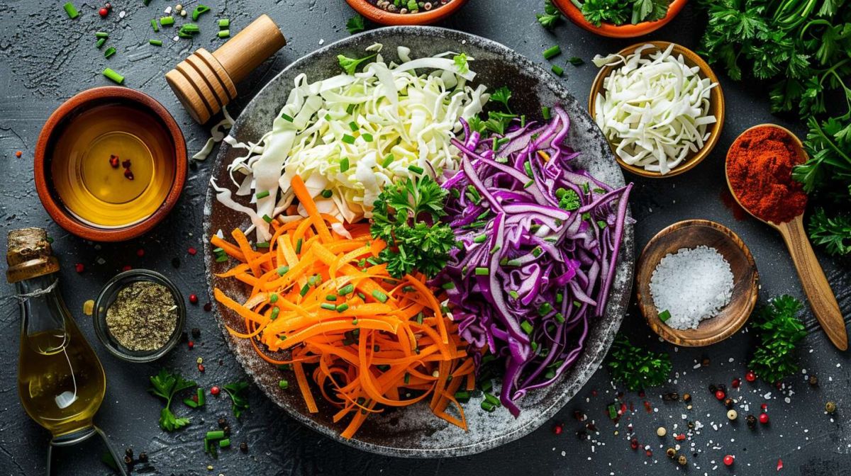 Découvrez la recette incontournable de la salade de chou blanc croustillante