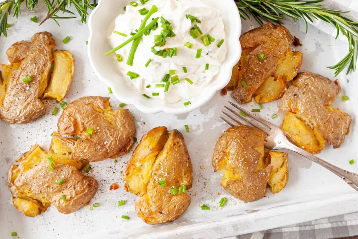 la technique inratable pour des pommes de terre en salade croustillantes