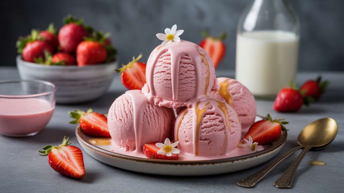 Faites votre glace à la fraise sans effort : une recette estivale à découvrir